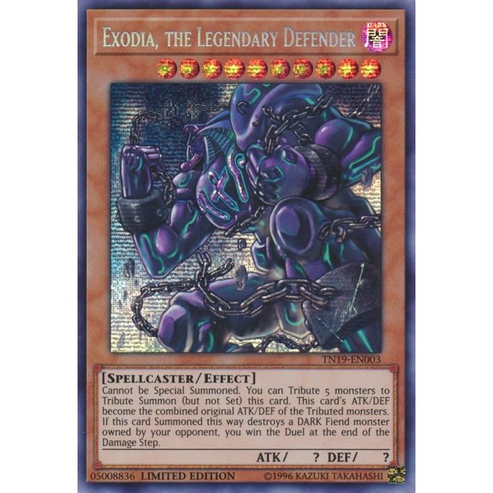 Image for Exodia, the Legendary Defender (TN19-EN003) (CT16) - YuGiOh