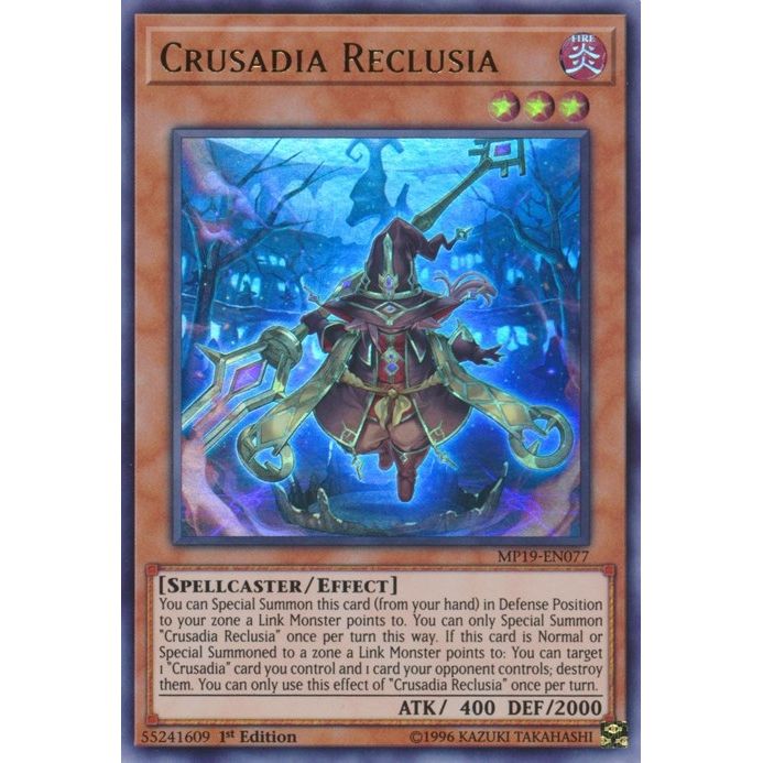 Image for Crusadia Reclusia (MP19-EN077) (MP19) - YuGiOh