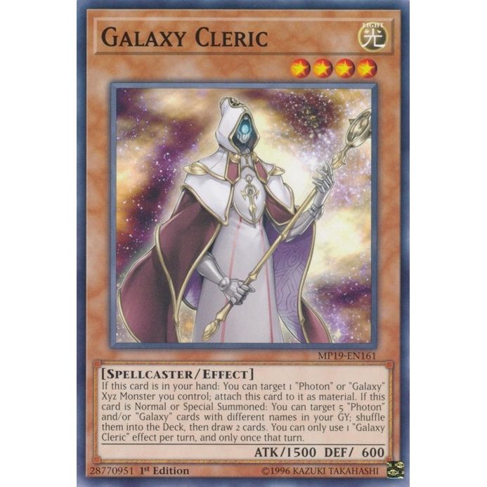 Image for Galaxy Cleric (MP19-EN161) (MP19) - YuGiOh