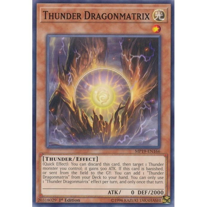 Image for Thunder Dragonmatrix (MP19-EN166) (MP19) - YuGiOh