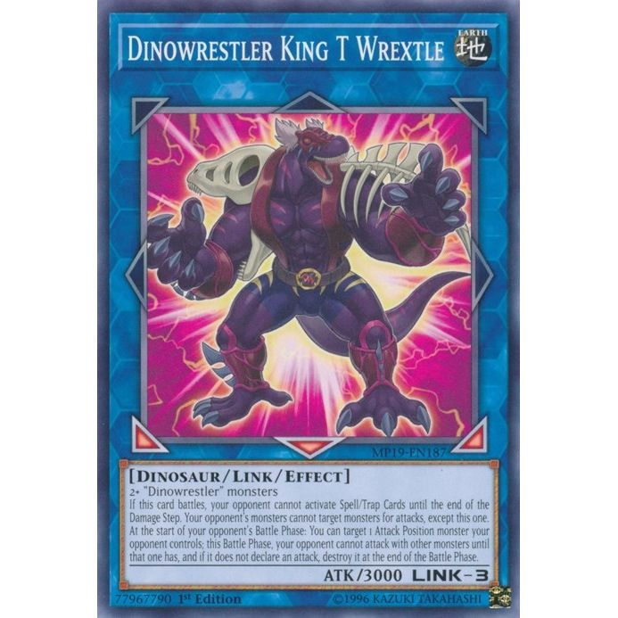 Image for Dinowrestler King T Wrextle (MP19-EN187) (MP19) - YuGiOh