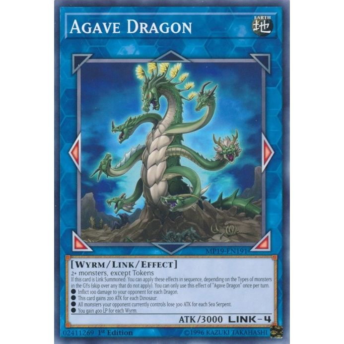Image for Agave Dragon (MP19-EN191) (MP19) - YuGiOh