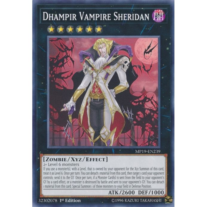 Image for Dhampir Vampire Sheridan (MP19-EN239) (MP19) - YuGiOh