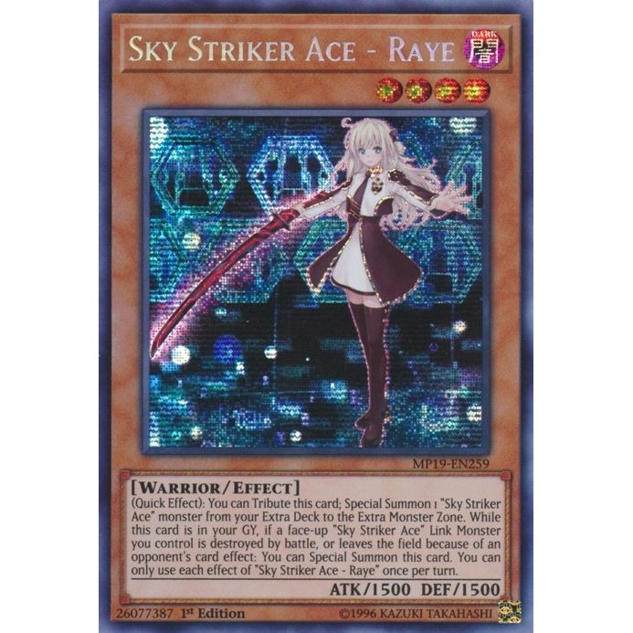 Image for Sky Striker Ace - Raye (MP19-EN259) (MP19) - YuGiOh