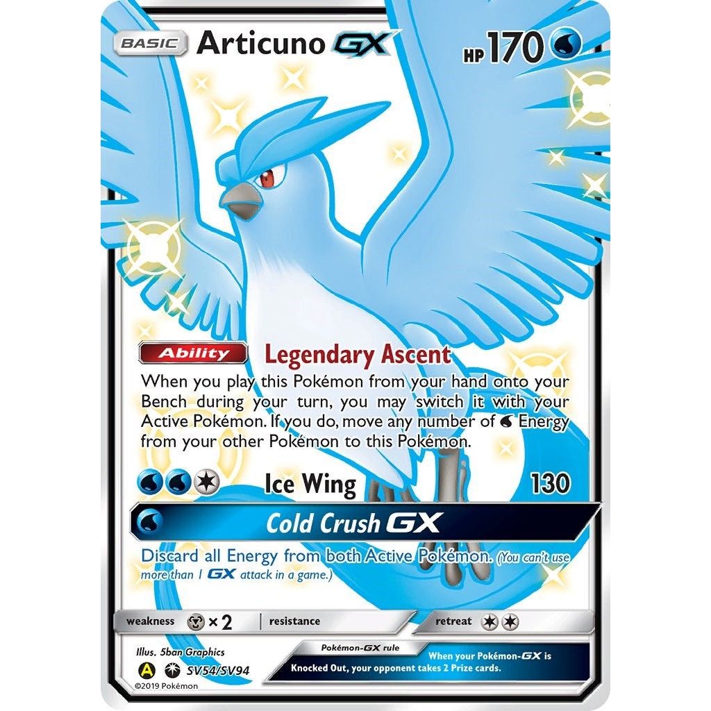 Image for Articuno GX (SV54/SV94) (HIF:SV) - Pokemon