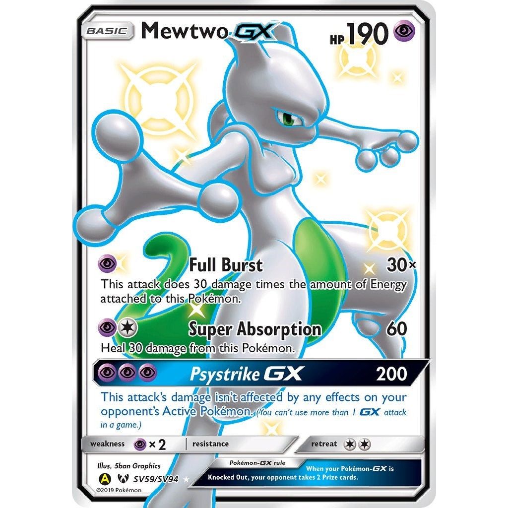 Image for Mewtwo GX (SV59/SV94) (HIF:SV) - Pokemon