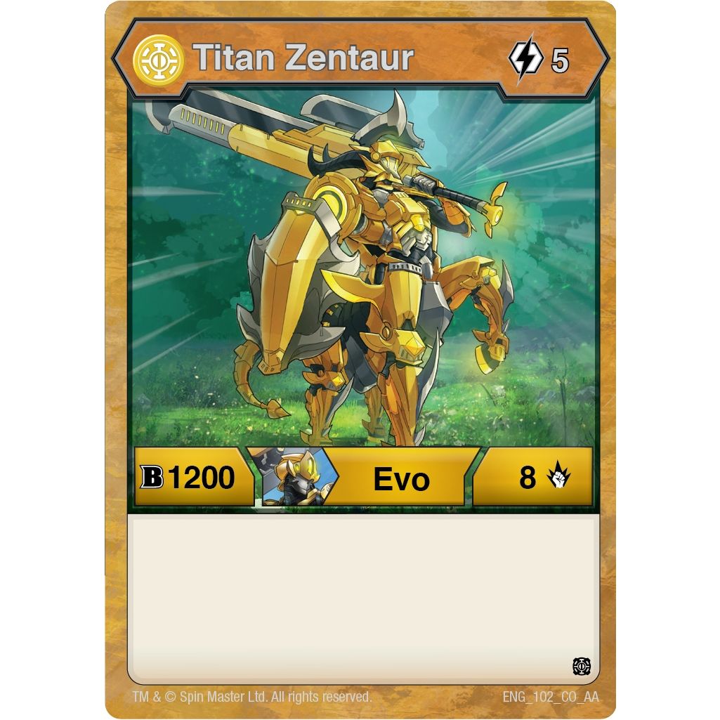 Image for Titan Zentaur (102) (AA) - Bakugan TCG