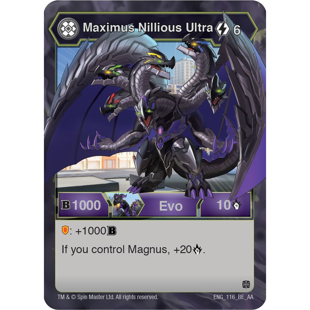 Image for Maximus Nillious Ultra (116) (AA) - Bakugan TCG