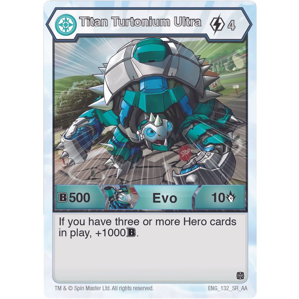 Image for Titan Turtonium Ultra (132) (AA) - Bakugan TCG