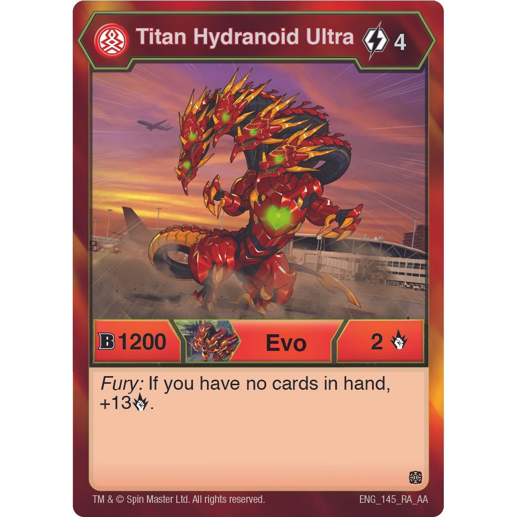 Image for Titan Hydranoid Ultra (145) (145) (AA) - Bakugan TCG
