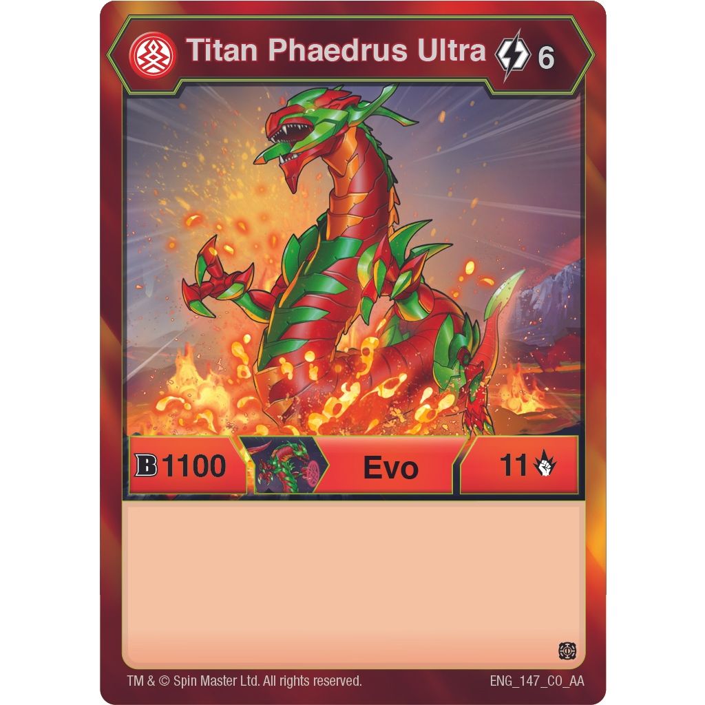 Image for Titan Phaedrus Ultra (147) (AA) - Bakugan TCG