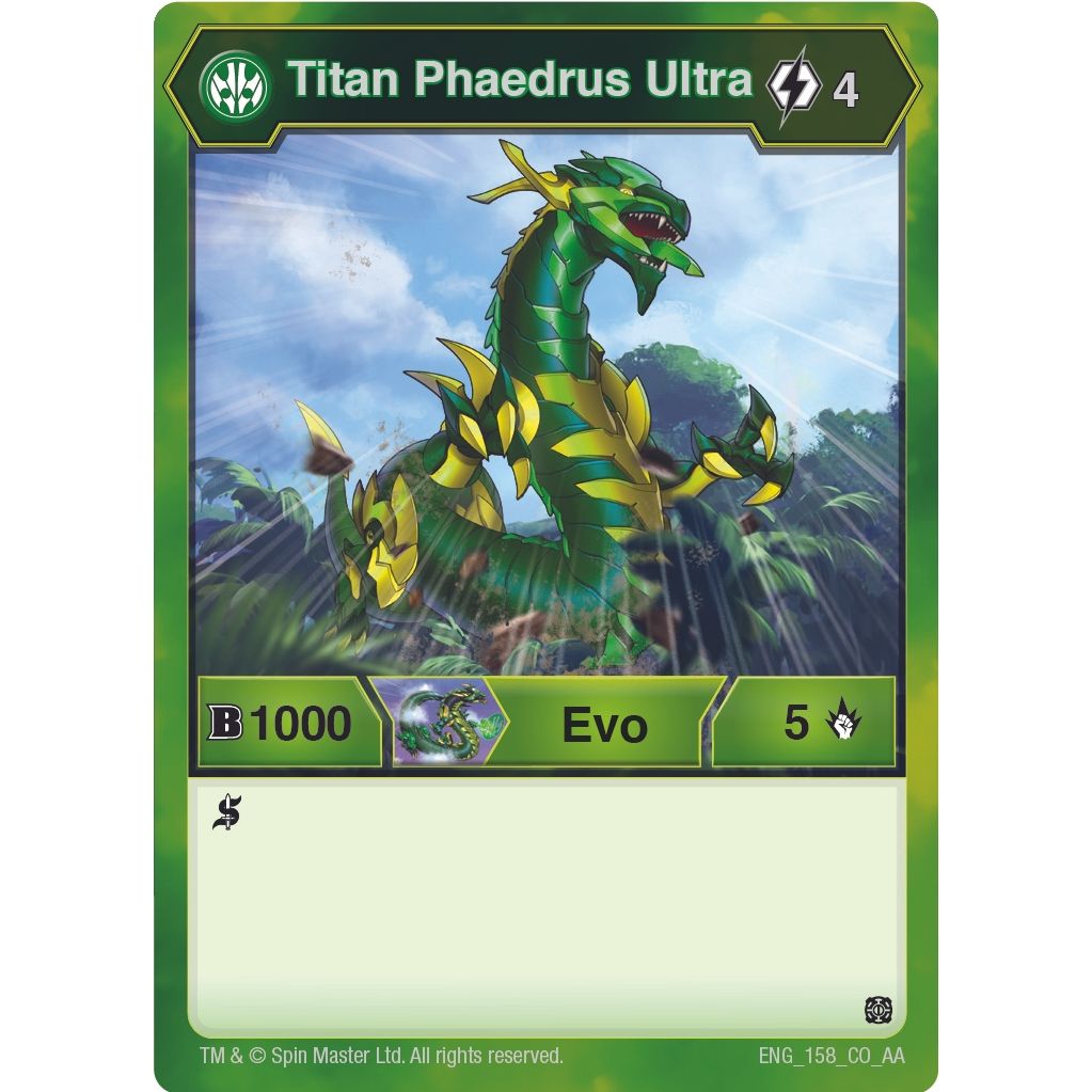 Image for Titan Phaedrus Ultra (158) (158) (AA) - Bakugan TCG