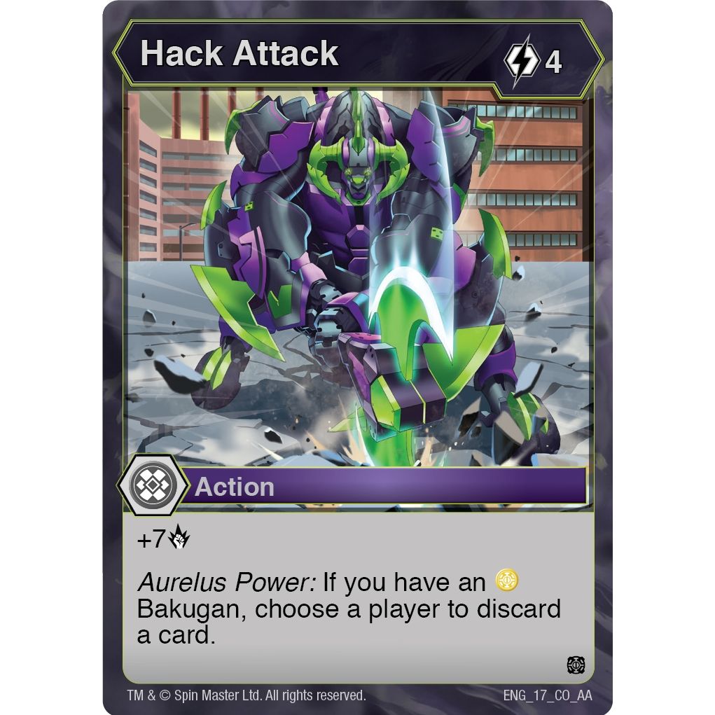 Image for Hack Attack (17) (AA) - Bakugan TCG