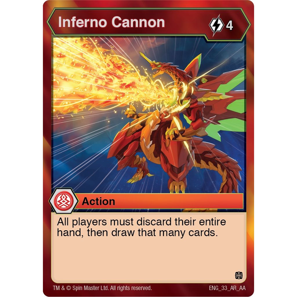 Image for Inferno Cannon (33) (AA) - Bakugan TCG