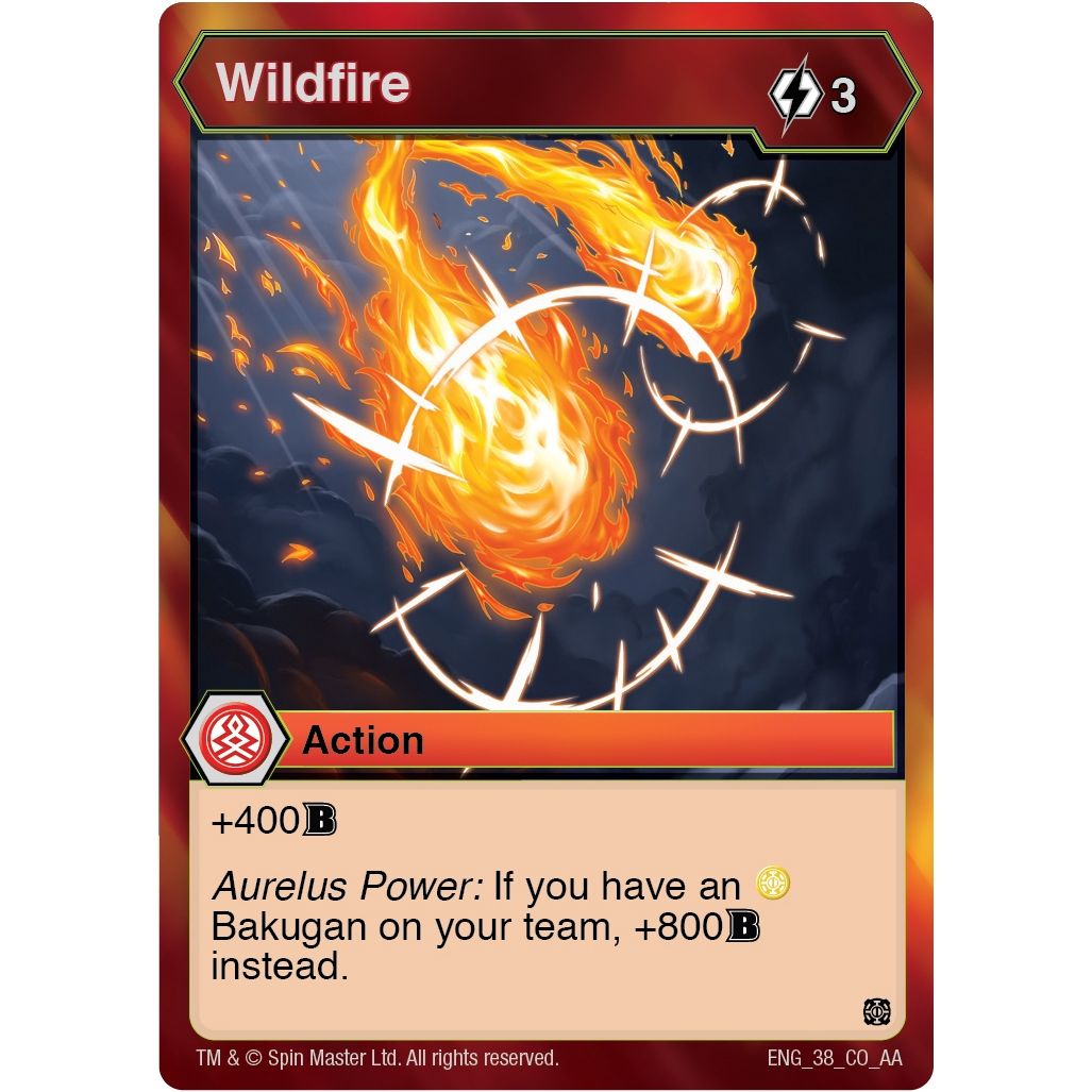 Image for Wildfire (38) (AA) - Bakugan TCG