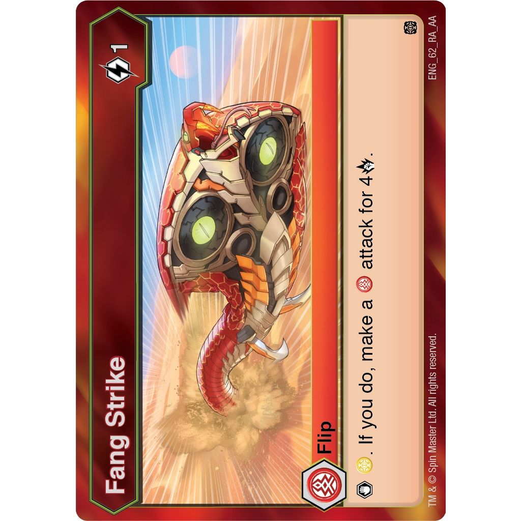 Image for Fang Strike (62) (AA) - Bakugan TCG