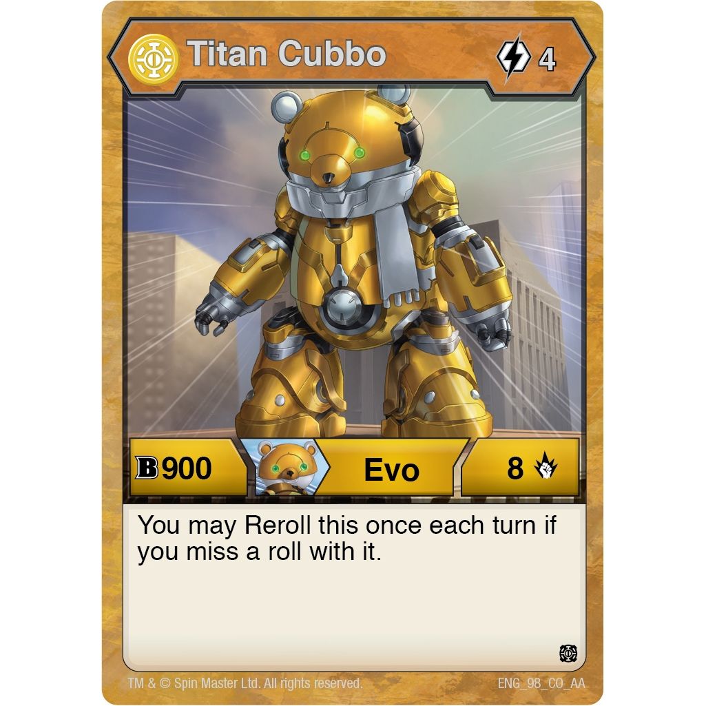 Image for Titan Cubbo (98) (AA) - Bakugan TCG