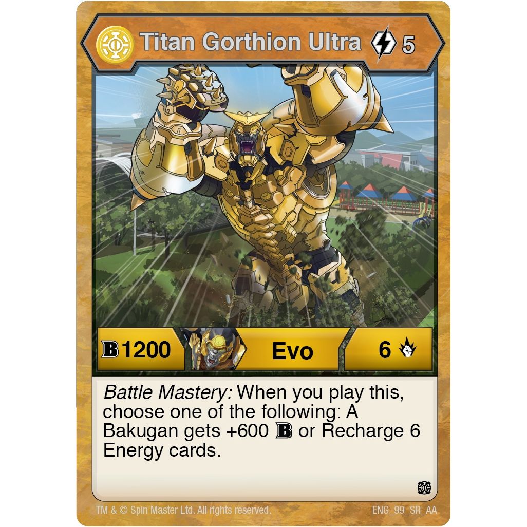 Image for Titan Gorthion Ultra (99) (AA) - Bakugan TCG