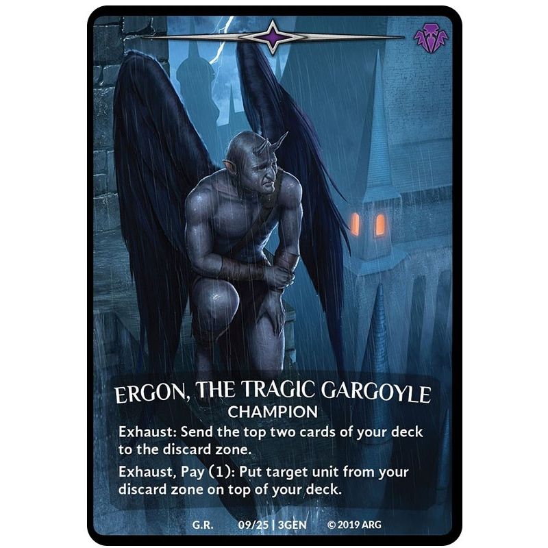 Image for Ergon, the Tragic Gargoyle (9/25 | 3GEN) (GEN) - Argent Saga TCG