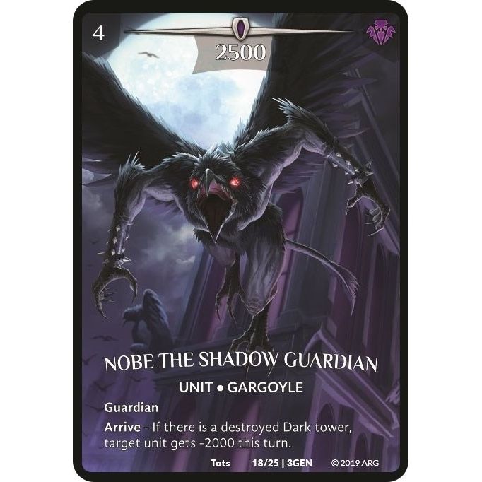 Image for Nobe the Shadow Guardian (18/25 | 3GEN) (GEN) - Argent Saga TCG