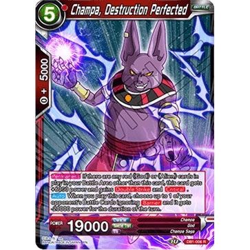 Image for Champa, Destruction Perfected (DB1-006) (DB1) - Dragon Ball Super: Masters
