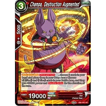 Image for Champa, Destruction Augmented (DB1-007) (DB1) - Dragon Ball Super: Masters