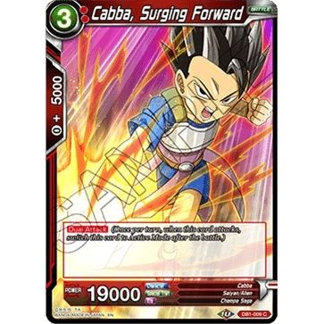 Image for Cabba, Surging Forward (DB1-009) (DB1) - Dragon Ball Super: Masters