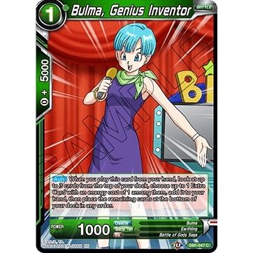 Image for Bulma, Genius Inventor (DB1-047) (DB1) - Dragon Ball Super: Masters