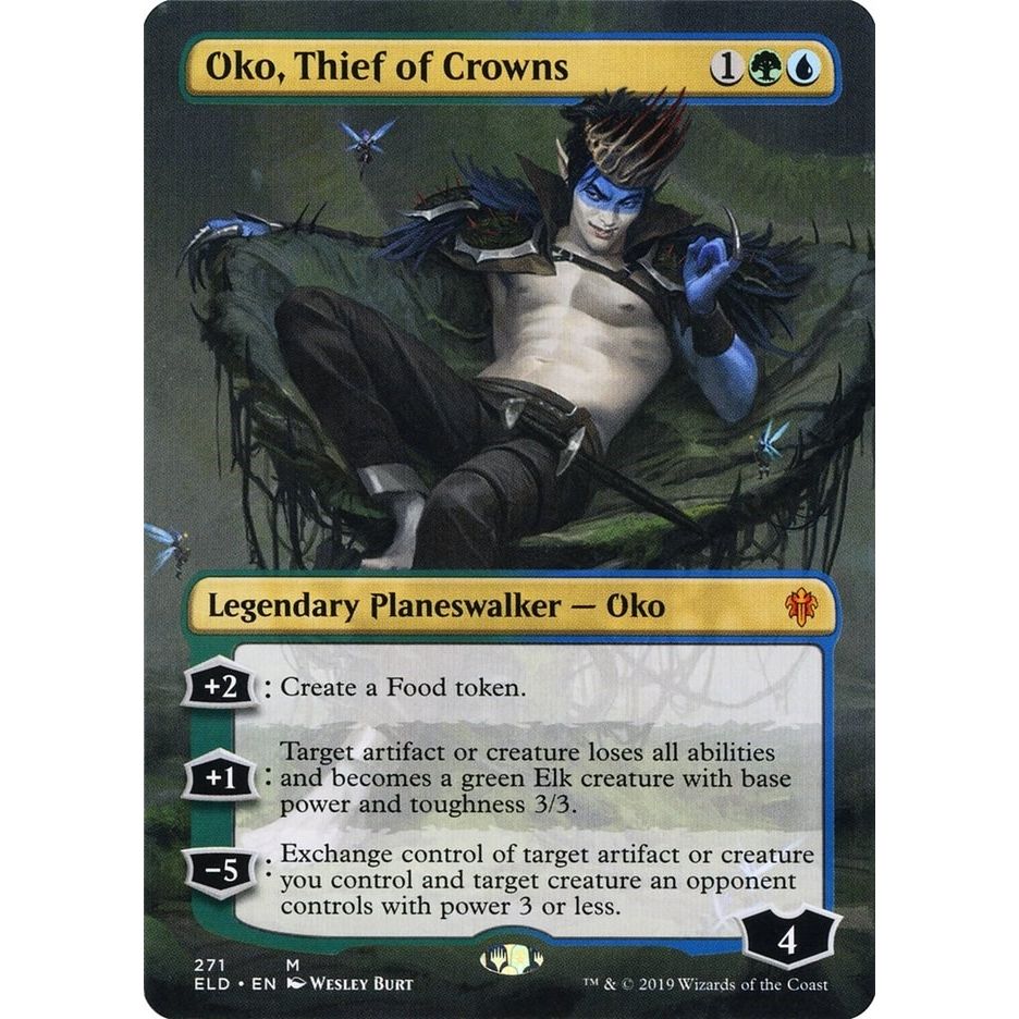 Image for Oko, Thief of Crowns (Borderless) (271) (ELD) - Magic: The Gathering