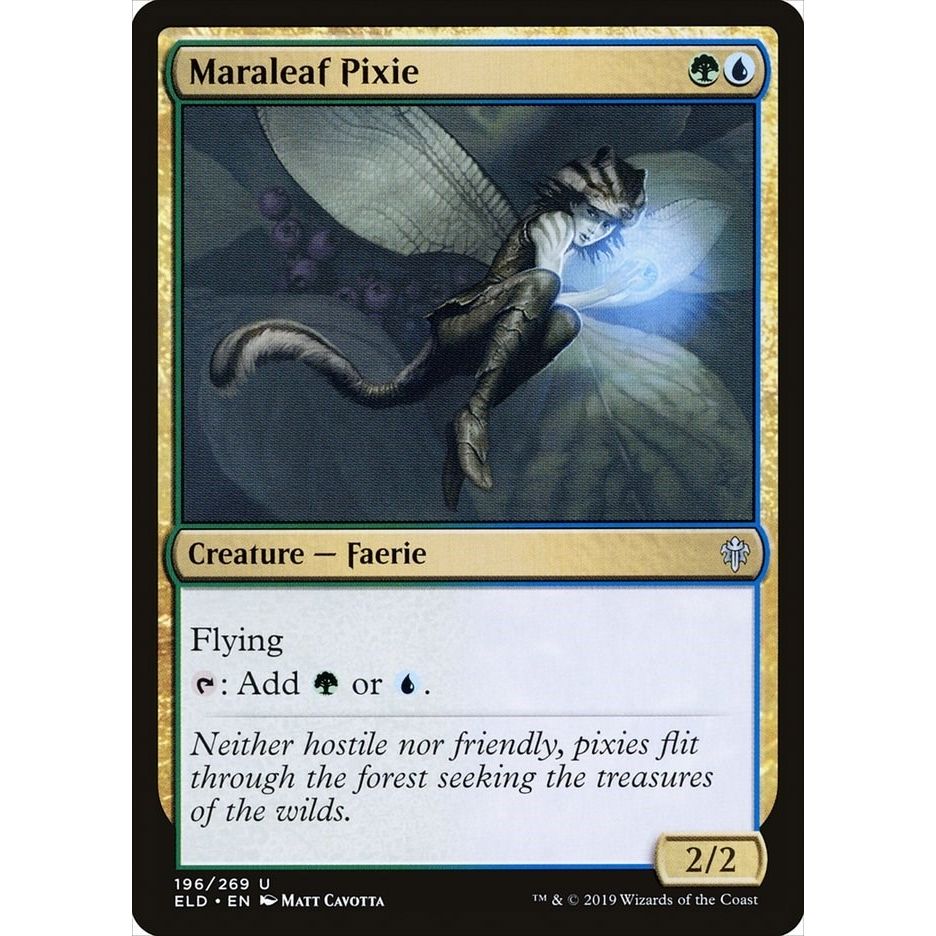 Image for Maraleaf Pixie (196) (ELD) - Magic: The Gathering
