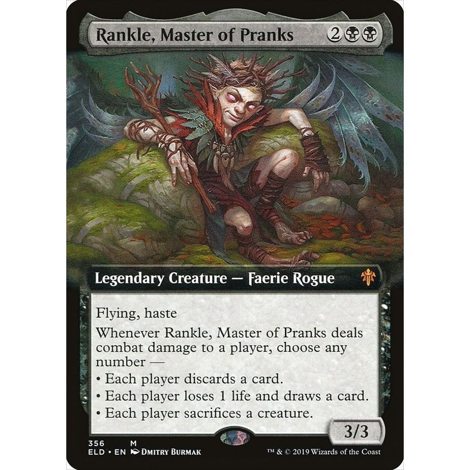 Image for Rankle, Master of Pranks (Extended Art) (356) (ELD) - Magic: The Gathering