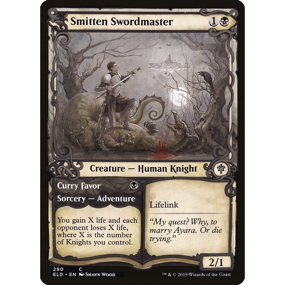 Image for Smitten Swordmaster (Showcase) (290) (ELD) - Magic: The Gathering