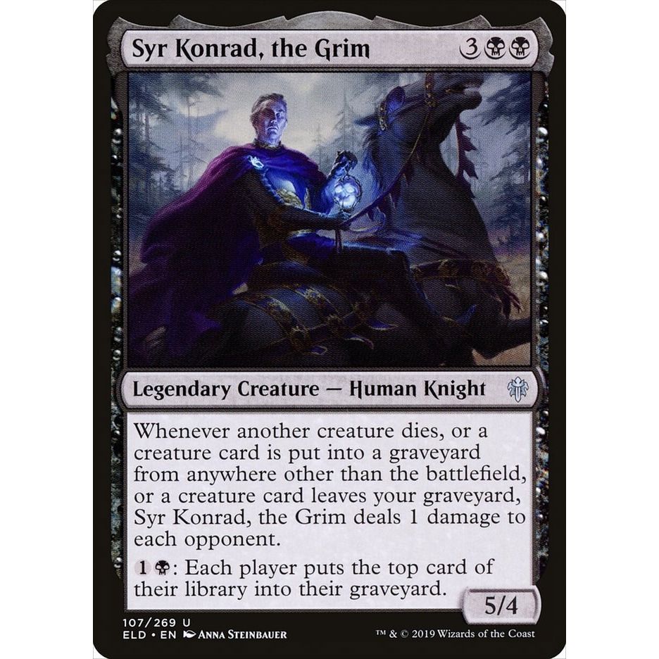 Image for Syr Konrad, the Grim (107) (ELD) - Magic: The Gathering