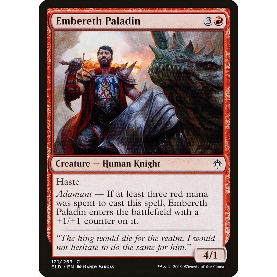 Image for Embereth Paladin (121) (ELD) - Magic: The Gathering
