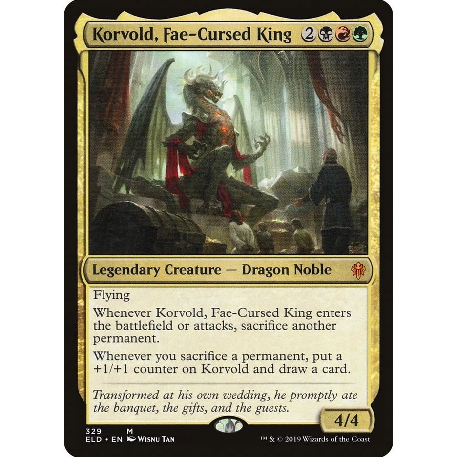 Image for Korvold, Fae-Cursed King (329) (ELD) - Magic: The Gathering