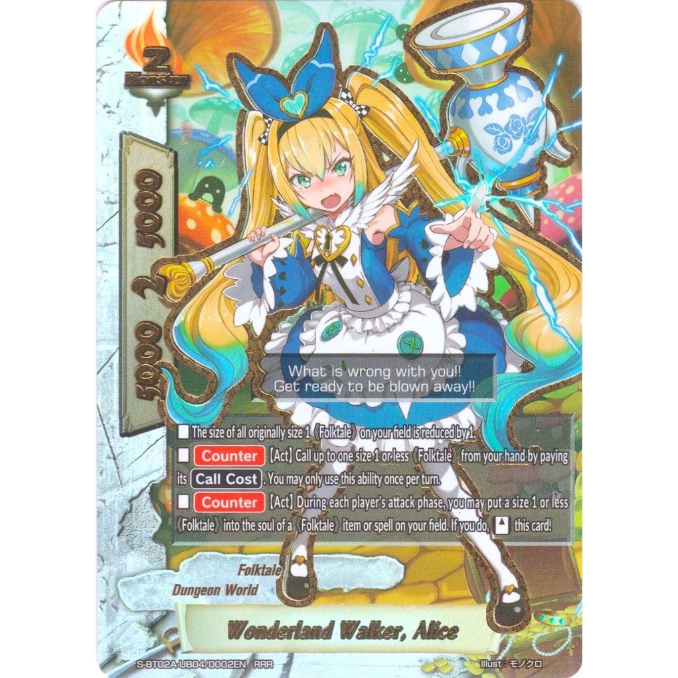 Image for Wonderland Walker, Alice (S-BT02A-UB04/0002EN) (S-BT02A) - Future Card BuddyFight