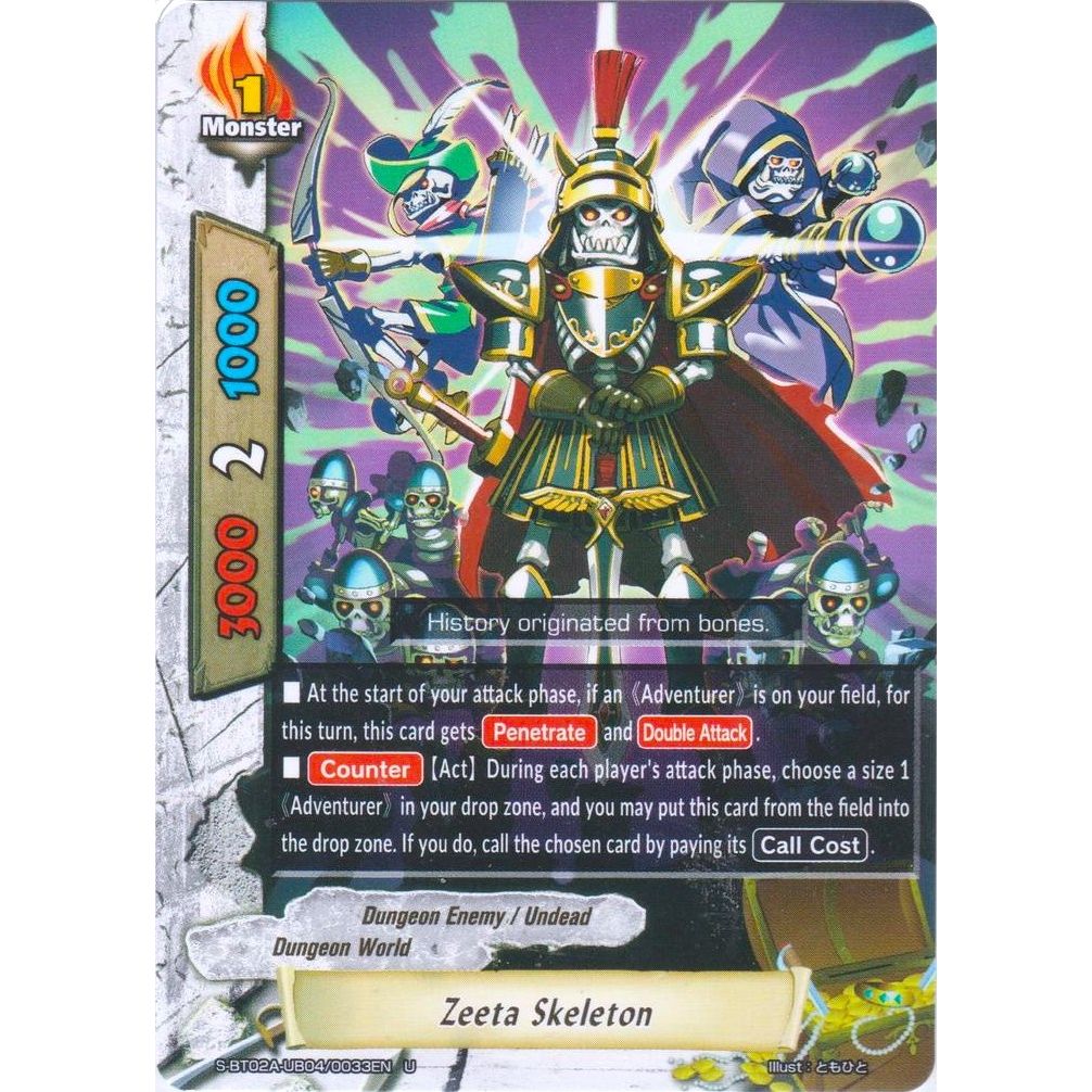 Image for Zeeta Skeleton (S-BT02A-UB04/0033EN) (S-BT02A) - Future Card BuddyFight