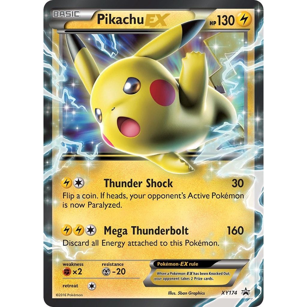 Pikachu EX - XY174 (XY174) (PR)