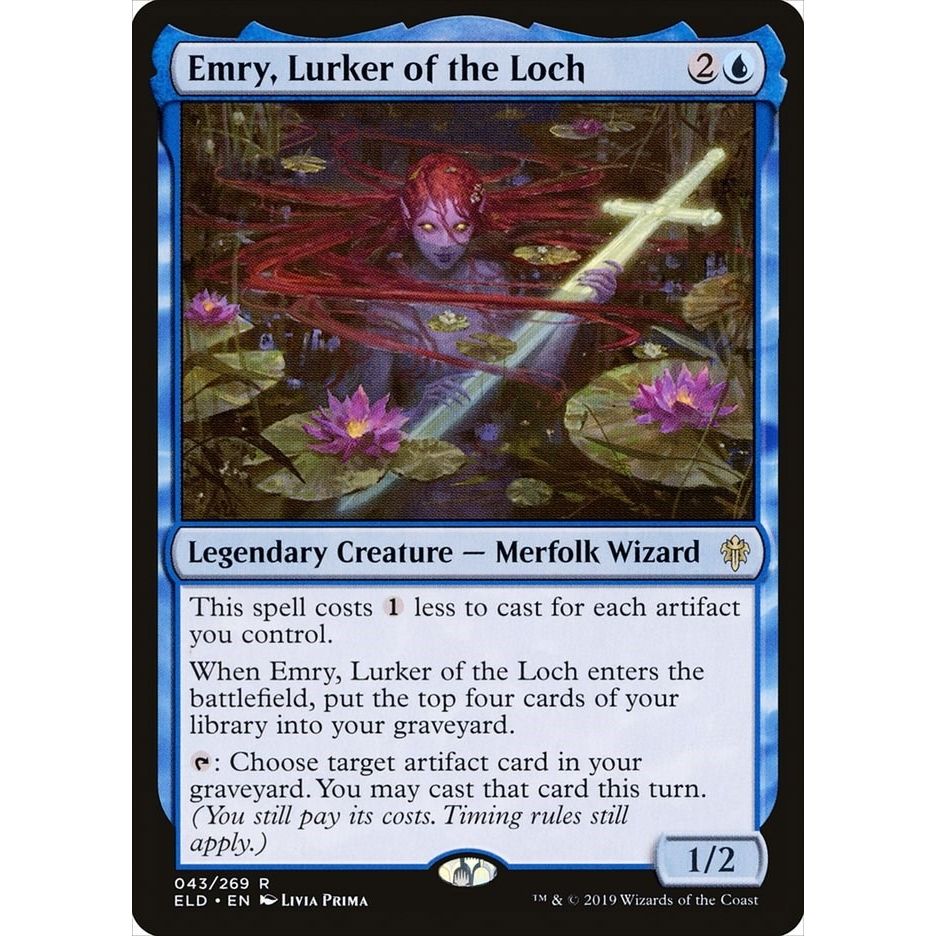 Image for Emry, Lurker of the Loch (43) (ELD) - Magic: The Gathering