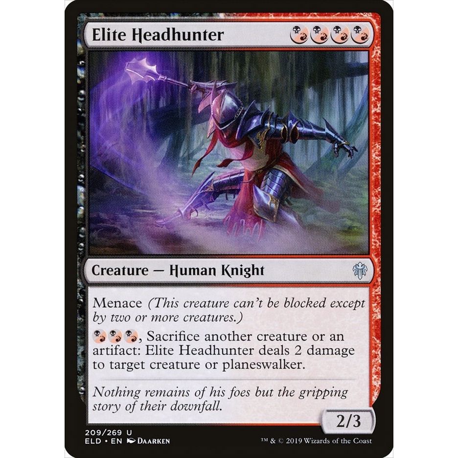 Image for Elite Headhunter (209) (ELD) - Magic: The Gathering