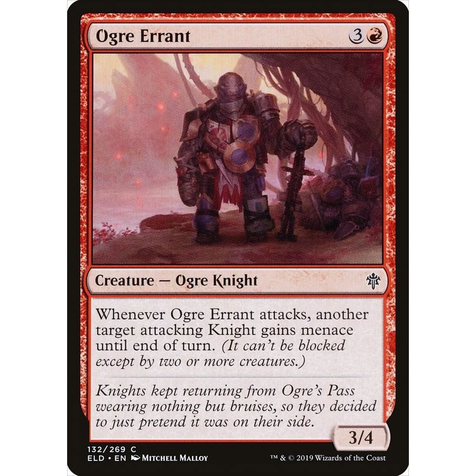 Image for Ogre Errant (132) (ELD) - Magic: The Gathering
