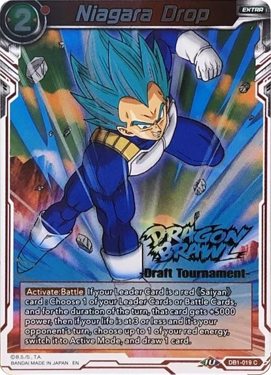 Image for Niagara Drop (Dragon Brawl Draft Tournament Gold Stamped) (DB1-019) (PR) - Dragon Ball Super: Masters