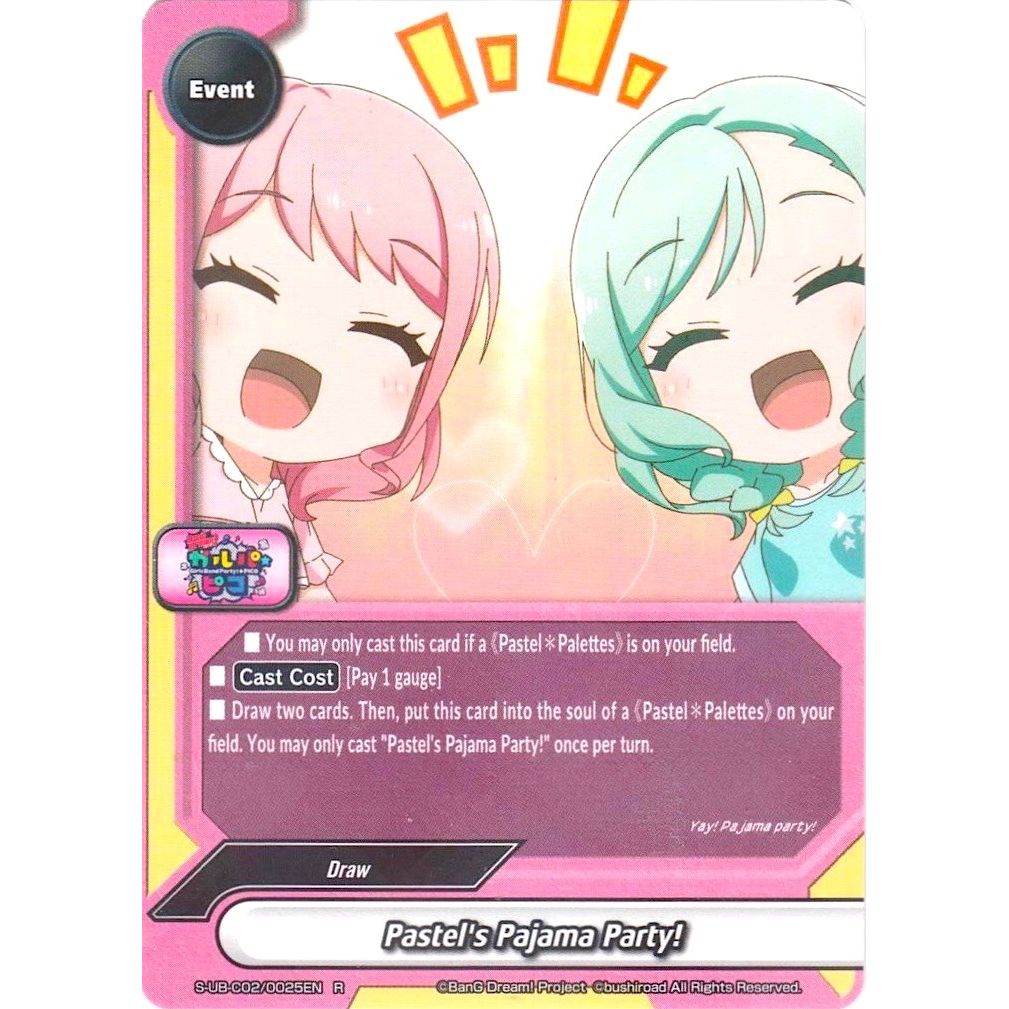 Image for Pastel's Pajama Party (S-UB-C02/0025EN) (S-UB-C02) - Future Card BuddyFight