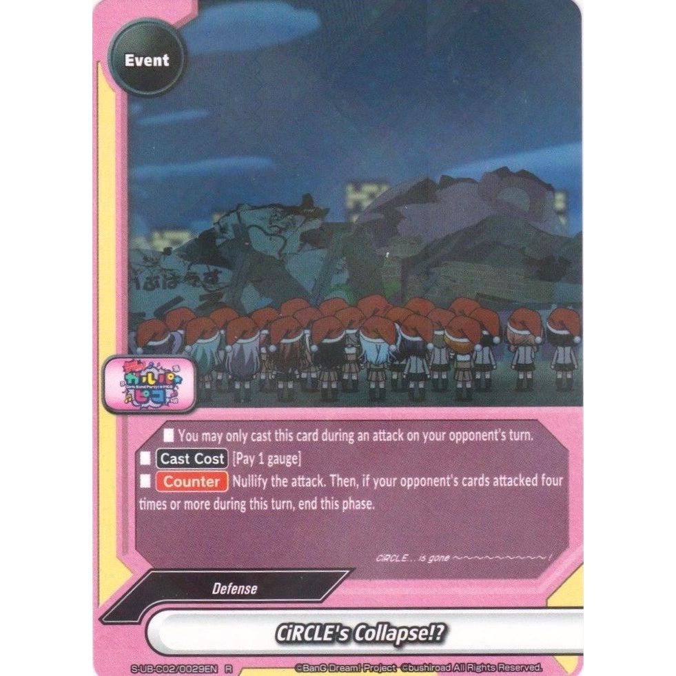 Image for CiRCLE's Collapse!? (S-UB-C02/0029EN) (S-UB-C02) - Future Card BuddyFight