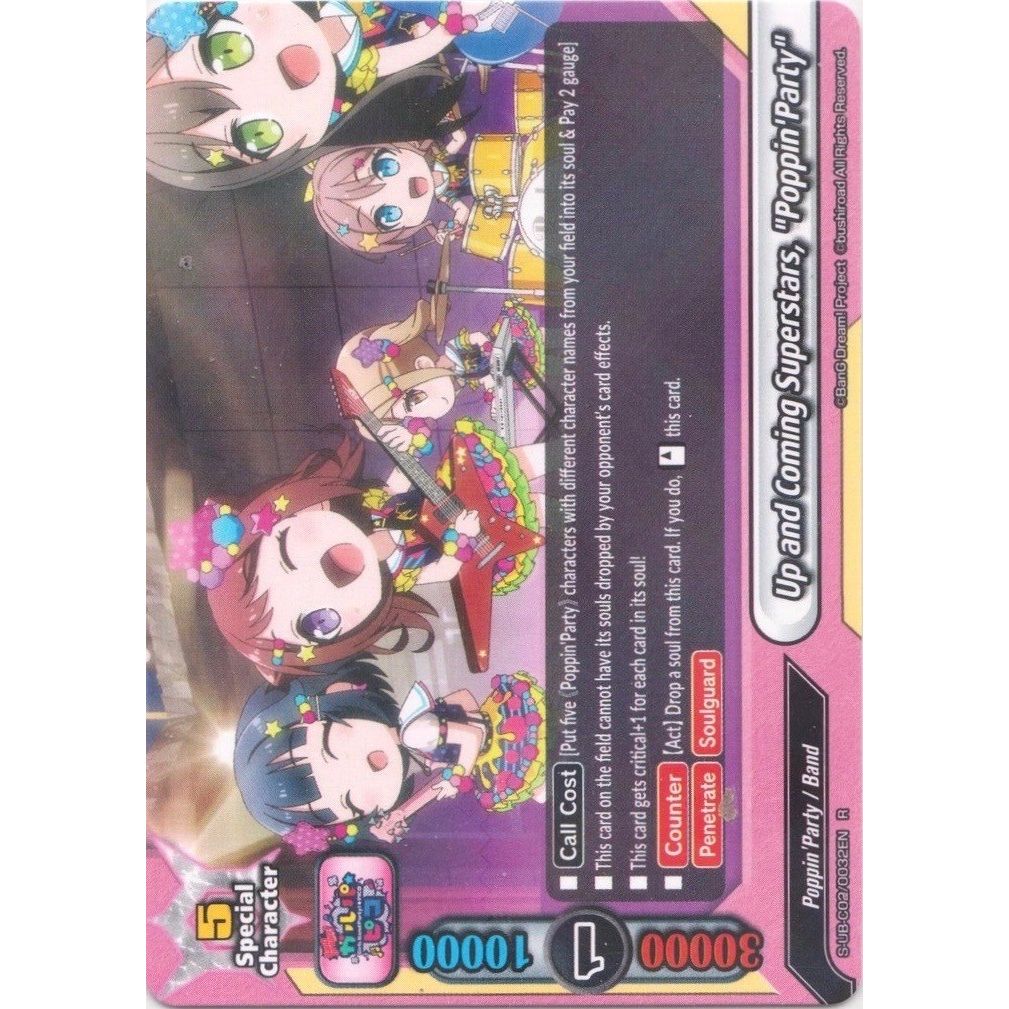 Image for Up and Coming Superstars, "Poppin'Party" (S-UB-C02/0032EN) (S-UB-C02) - Future Card BuddyFight