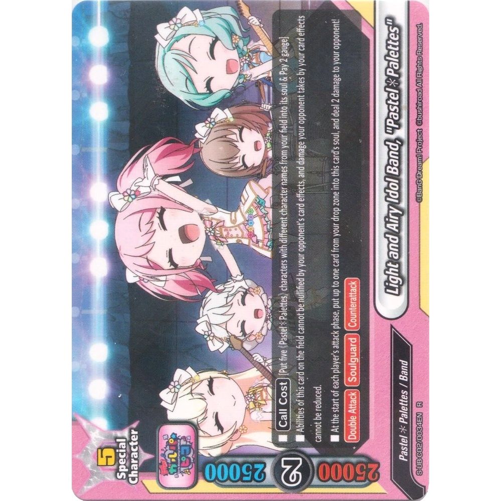 Image for Light and Airy Idol Band, "Pastel*Palettes" (S-UB-C02/0034EN) (S-UB-C02) - Future Card BuddyFight