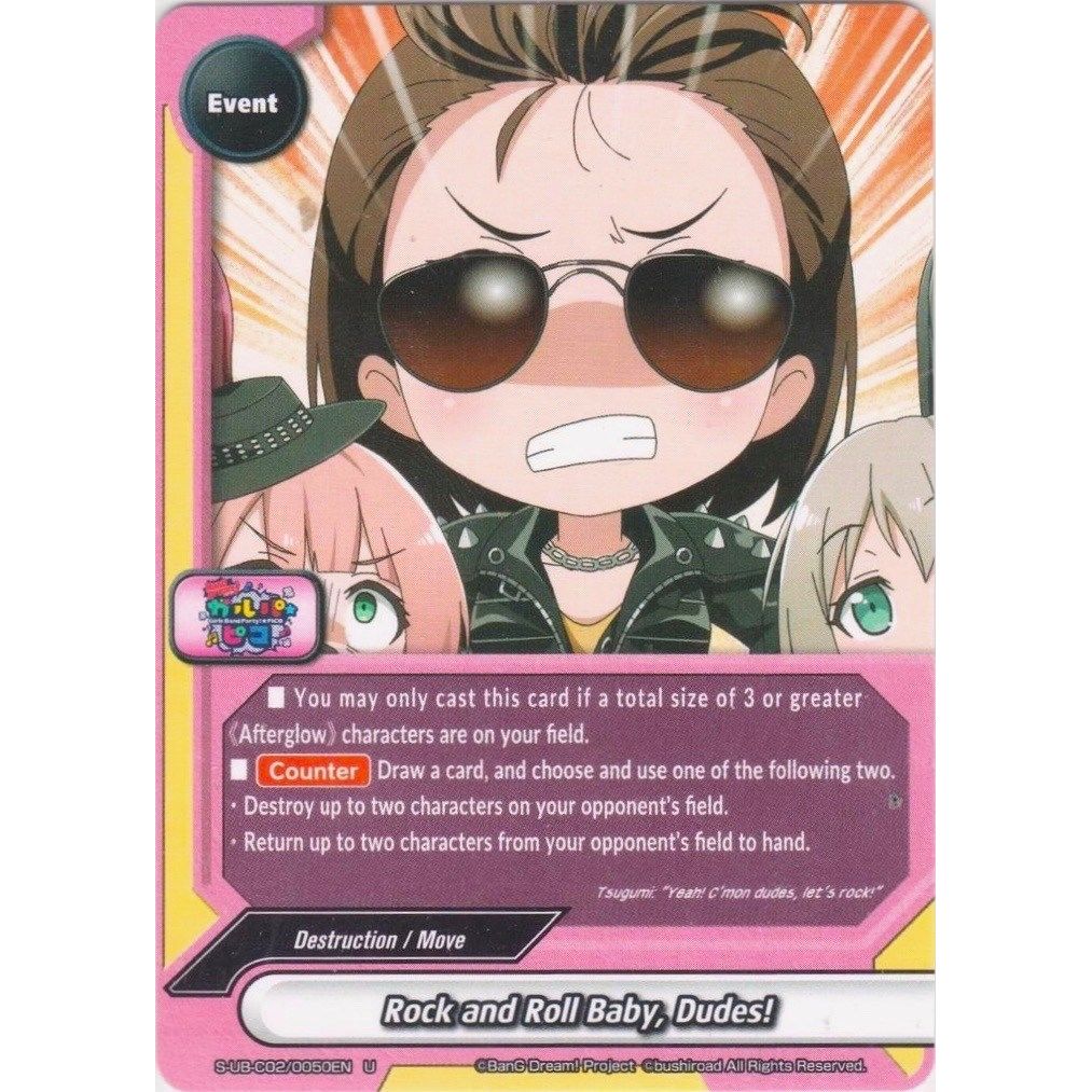 Image for Rock and Roll Baby, Dudes! (S-UB-C02/0050EN) (S-UB-C02) - Future Card BuddyFight