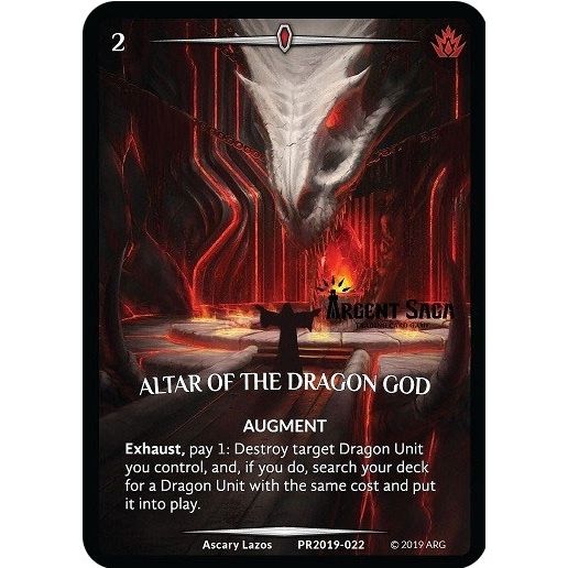 Image for Altar of the Dragon God (Full Art) (Argent Saga Championship - Stamped) (PR2019-022) (PR) - Argent Saga TCG