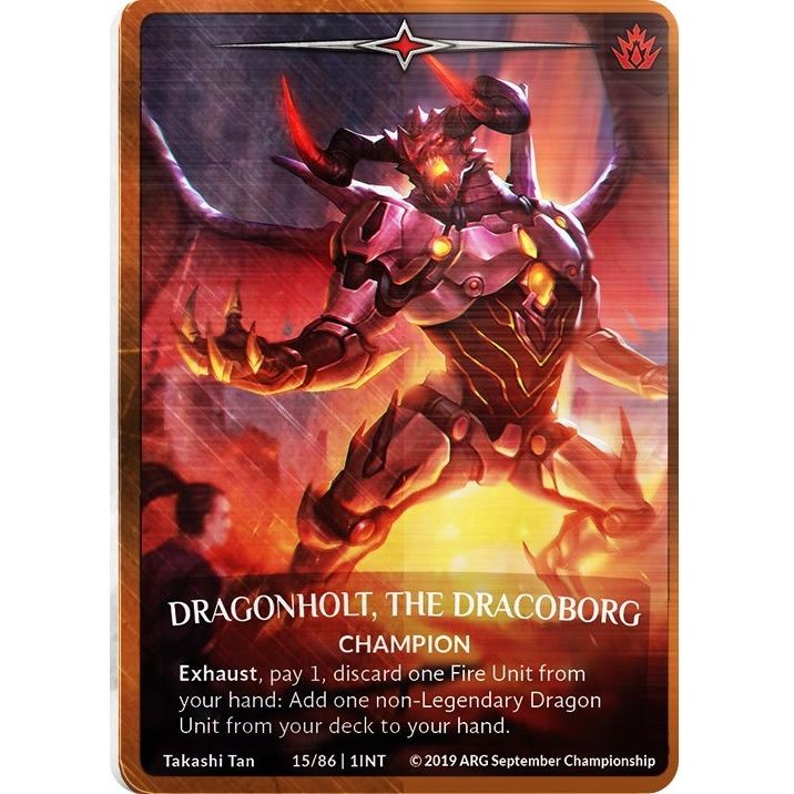 Image for Dragonholt, the Dracoborg (Bronze Metal) (ARG September 2019 Championship) (15/86 | 1INT) (PR) - Argent Saga TCG