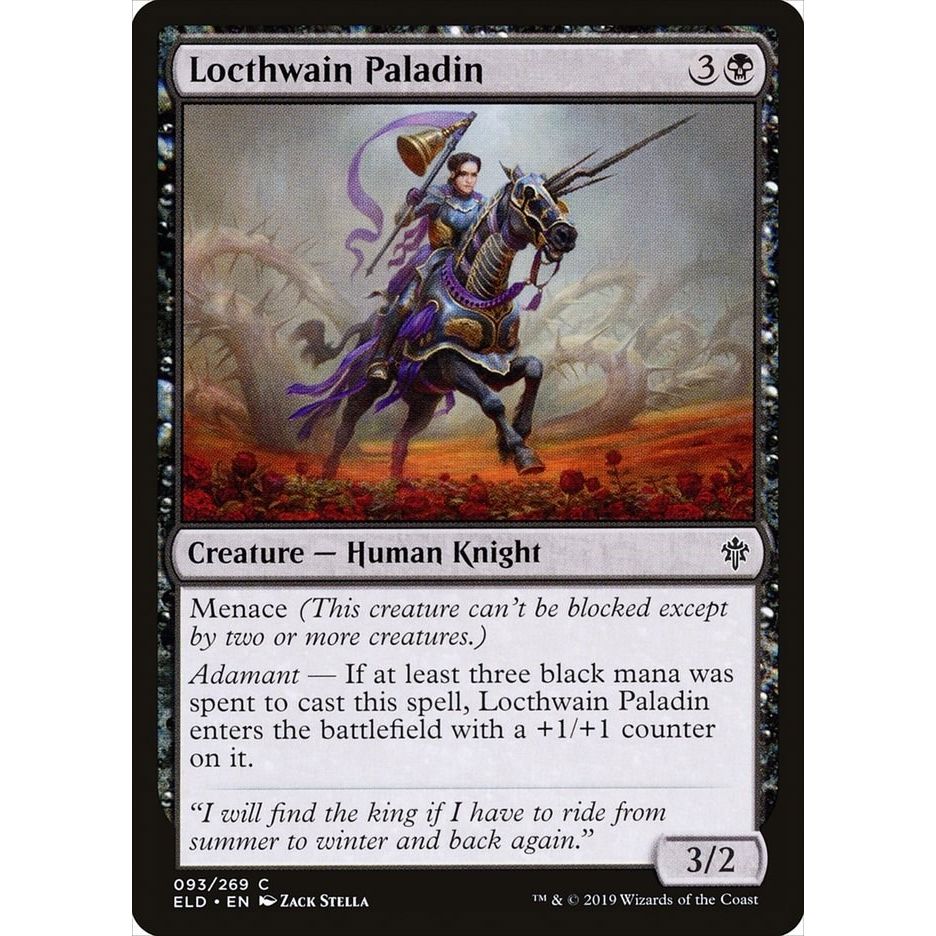 Image for Locthwain Paladin (93) (ELD) - Magic: The Gathering